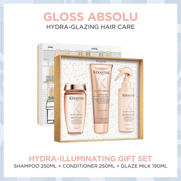 Kérastase Gloss Absolu Hydra-Illuminating Fondant Holiday Gift Set - HairMNL
