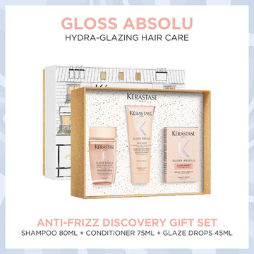 Kérastase Gloss Absolu Anti-Frizz Glaze Discovery Trio Holiday Travel Gift Set - HairMNL