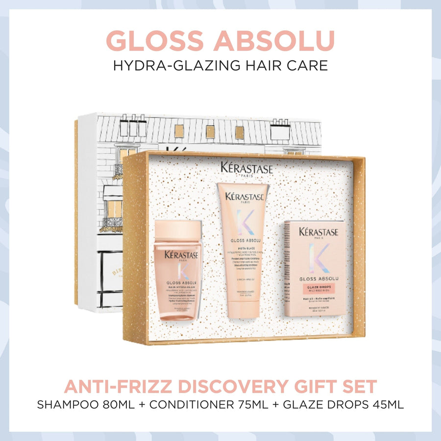 Kérastase Gloss Absolu Anti-Frizz Glaze Discovery Trio Holiday Travel Gift Set - HairMNL