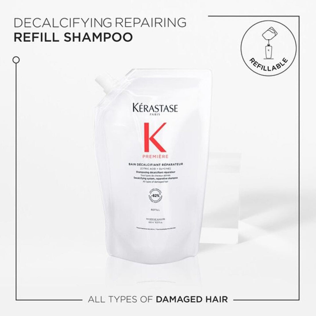 HairMNL Kérastase Premiere Decalcifying Damage Repair Shampoo Refill Pouch 500ml 