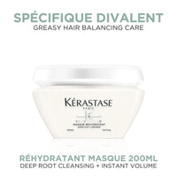 Kérastase Spécifique Divalent Anti-Oiliness Réhydratant Masque 200ml - HairMNL
