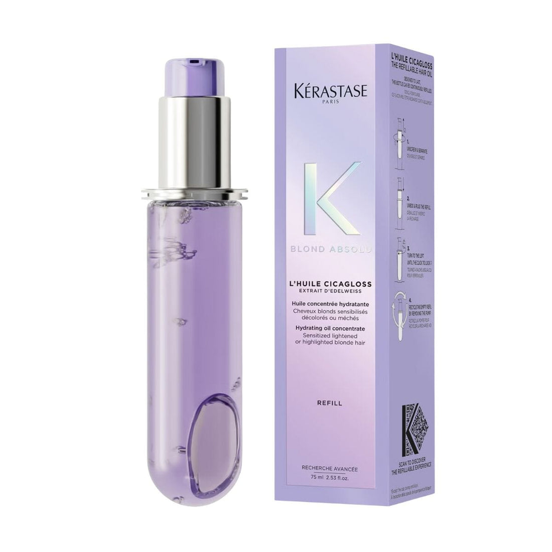 Kérastase Blond Absolu Cicagloss Hair Oil Refill 75ml