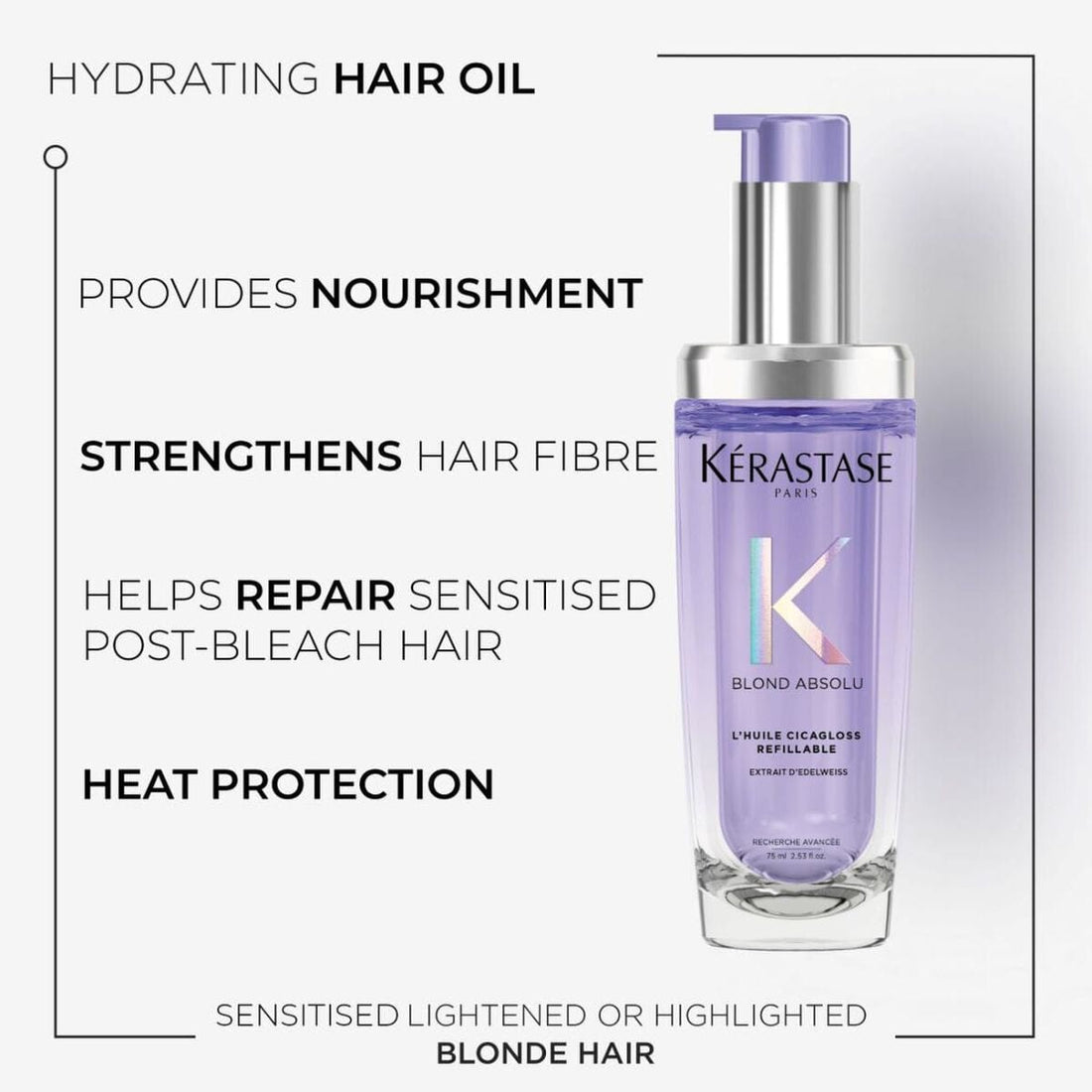 HairMNL KÉRASTASE Kérastase Blond Absolu Cicagloss Hair Oil 75ml 