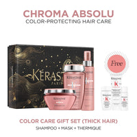 Kérastase Chroma Absolu Color Care Holiday Gift Set (Thick Hair) with Free Premiere Sample Set - HairMNL