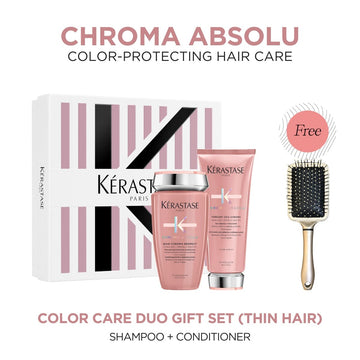 HairMNL KÉRASTASE Kérastase Chroma Absolu Color Care Duo Luxury Gift Set (Thin Hair) 