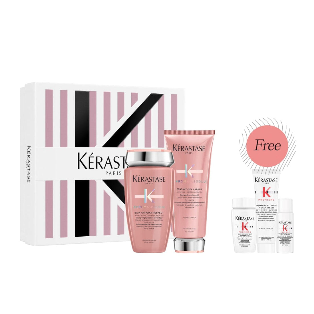 Kérastase Chroma Absolu Color Care Duo Luxury Gift Set (Thin Hair) with Free Premiere Sample Set - HairMNL