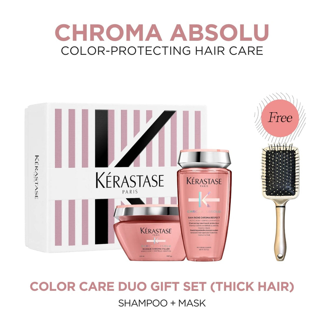 HairMNL KÉRASTASE Kérastase Chroma Absolu Color Care Duo Luxury Gift Set (Thick Hair) 