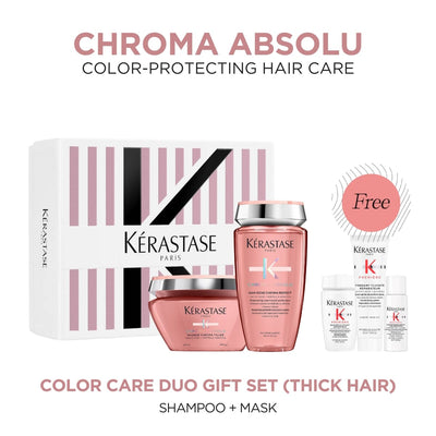 HairMNL KÉRASTASE Kérastase Chroma Absolu Color Care Duo Luxury Gift Set (Thick Hair) 