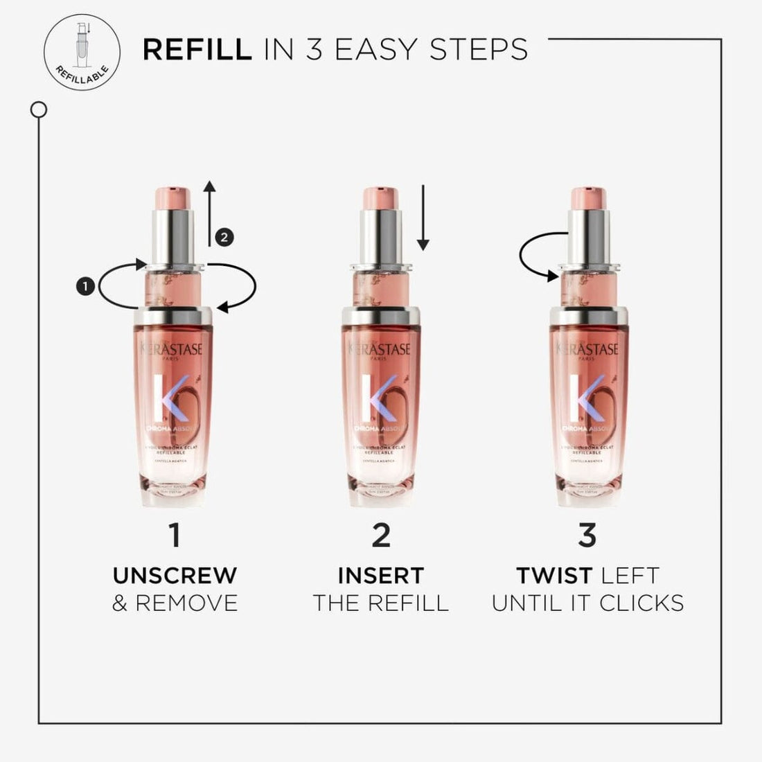 Kérastase Chroma Absolu Radiance Hair Oil How to Refill