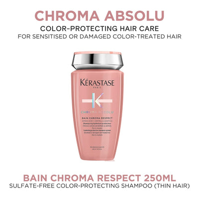 HairMNL KÉRASTASE Kérastase Chroma Absolu Sulfate-Free Hydrating Protective Shampoo (Thin Hair) 