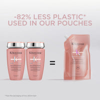 Kérastase Chroma Absolu Sulfate-Free Hydrating Protective Shampoo Refill Pouch (Thin Hair) 500ml