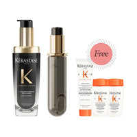HairMNL KÉRASTASE Kérastase Chronologiste Parfum Fragrance-In-Hair-Oil Refill Duo 75ml (2) FREE Nutritive Shampoo 30ml + (1) Conditioner 30ml + Refill Set 