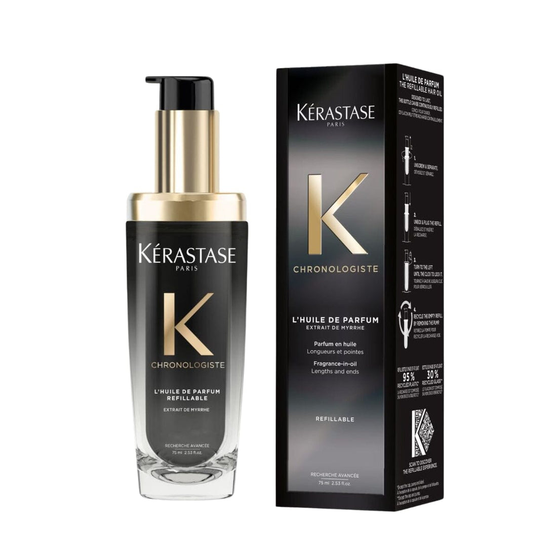 Kérastase Chronologiste Parfum Fragrance-In-Hair-Oil 75ml Refillable - HairMNL