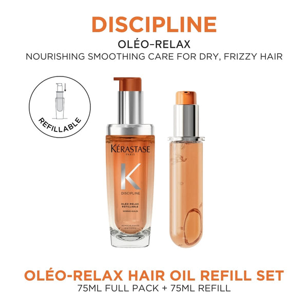 Kérastase Discipline Oléo-Relax Hair Oil Refill Duo 75ml