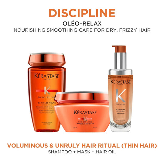 Kérastase Discipline Oléo-Relax Voluminous and Unruly Masque Hair Ritual - HairMNL