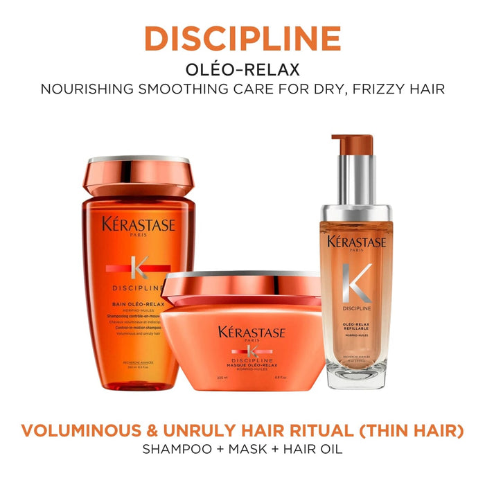 Kérastase Discipline Oléo-Relax Voluminous and Unruly Masque Hair Ritual - HairMNL
