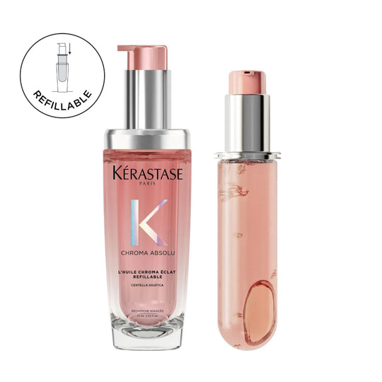 Kérastase Chroma Absolu Radiance Hair Oil Refillable Bundle