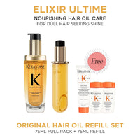 HairMNL KÉRASTASE Kérastase Elixir Ultime Original Hair Oil Refill Duo 75ml 