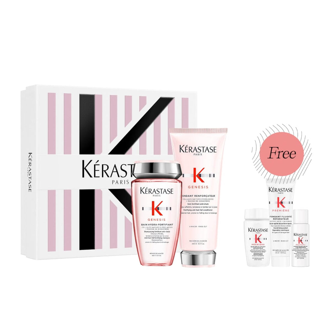 Kérastase Genesis Anti-Hairfall Duo Luxury Gift Set (Thin Hair) with Free Premiere Sample Set - HairMNL
