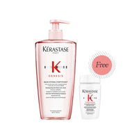 Kérastase Genesis Anti Hair-Fall Fortifying Shampoo for Thin Hair 500ml with Free Premiere Shampoo 30ml - HairMNL