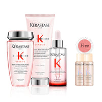 Shop Kérastase Genesis Dual Anti Hair-Fall Ritual (Thin Hair) with FREE 2pieces Gloss Absolu Glaze Drops 15ml at HairMNL