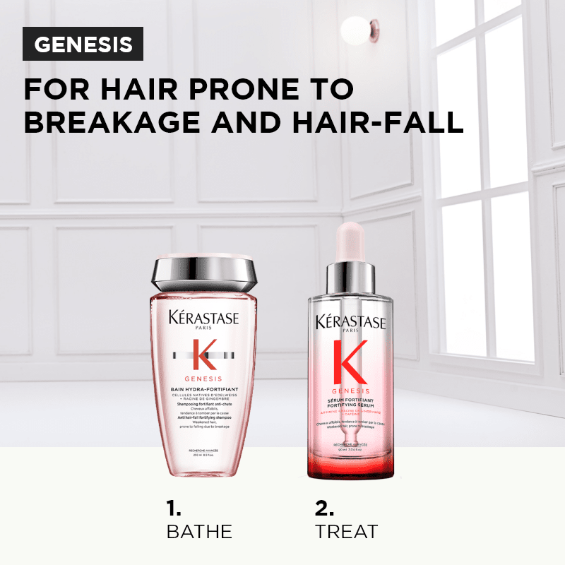 Kérastase Genesis Anti Hair-Fall Shampoo & Serum Duo Holiday Gift Set (Thin Hair)- HairMNL