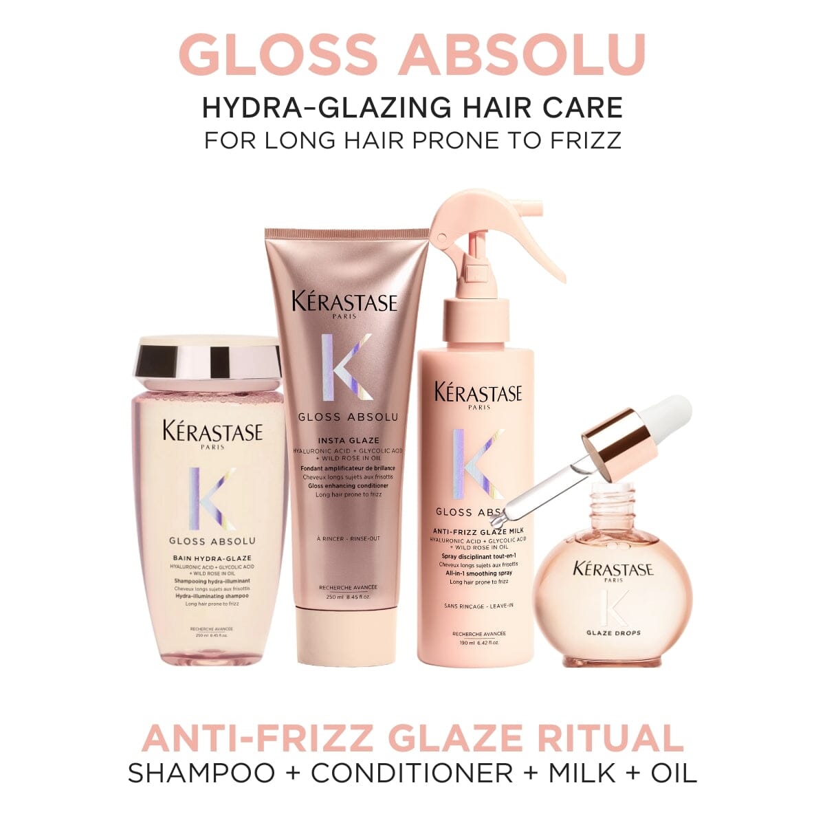 Kérastase Gloss Absolu Anti-Frizz Glaze Ritual - HairMNL