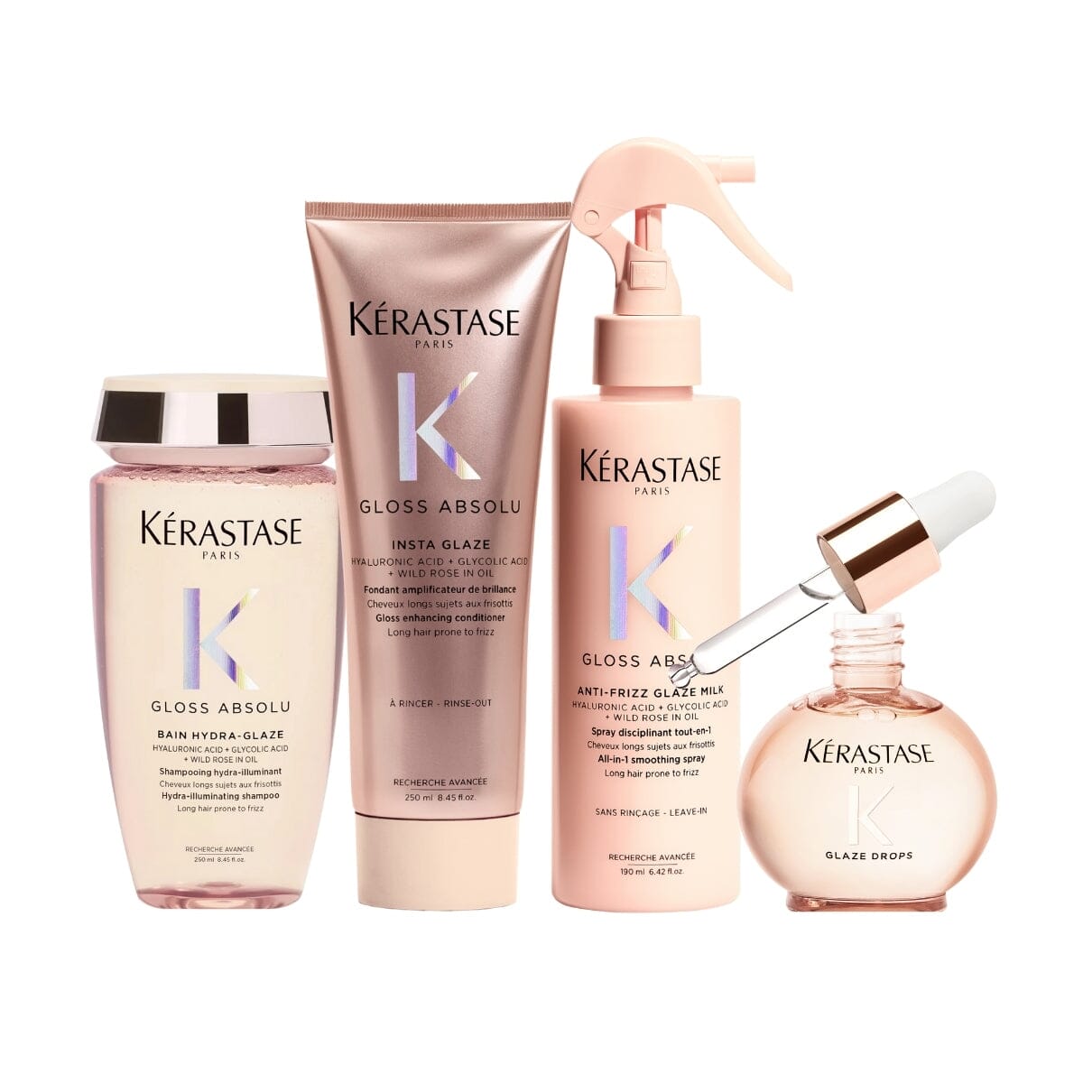 Kérastase Gloss Absolu トリートメントセット Kérastase Gloss Absolu Anti-Frizz Glaze Ritual - HairMNL