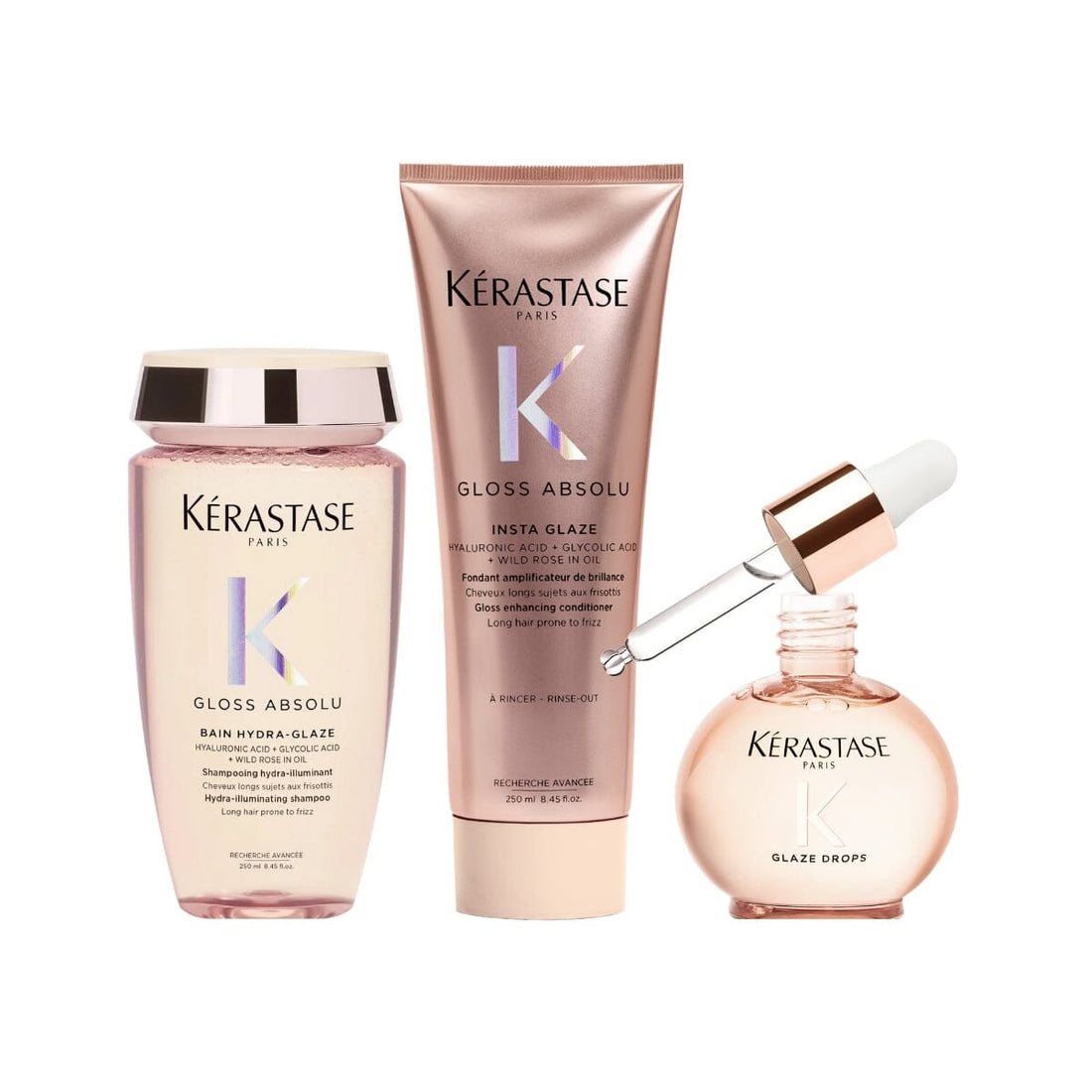 HairMNL KÉRASTASE Kérastase Gloss Absolu Anti-Frizz Glaze Trio 