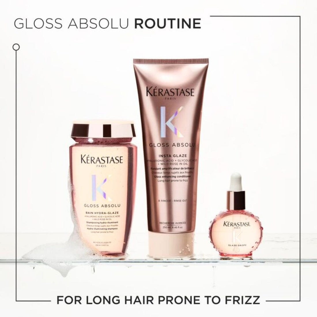 HairMNL KÉRASTASE Kérastase Gloss Absolu Anti-Frizz Glaze Trio 