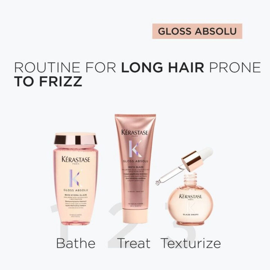 HairMNL KÉRASTASE Kérastase Gloss Absolu Anti-Frizz Glaze Trio 
