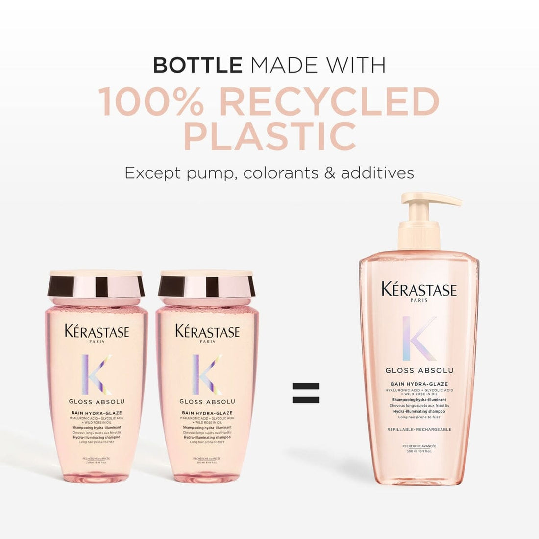 Kérastase Gloss Absolu Hydra-Illuminating Shampoo Refill Duo 500ml  - HairMNL