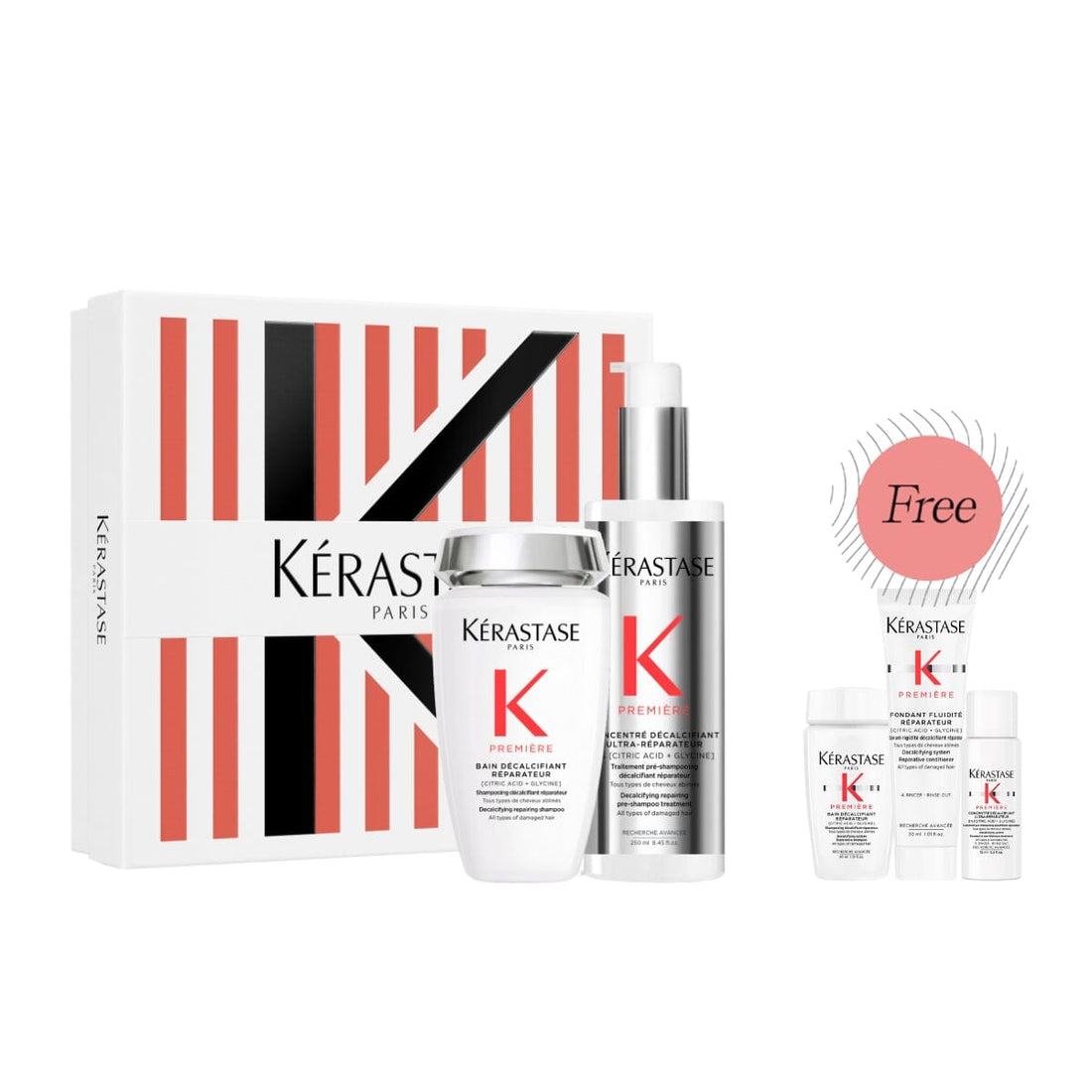 Kérastase Premiere Decalcifying Damage Repair Duo Luxury Gift Set with Free Premiere Sample Set - HairMNL