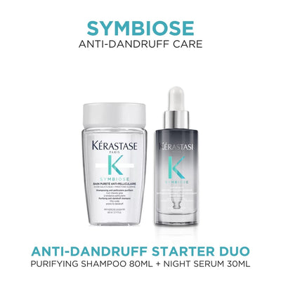 Kérastase Symbiose Anti-Dandruff Shampoo & Serum Duo Travel Sizes - HairMNL