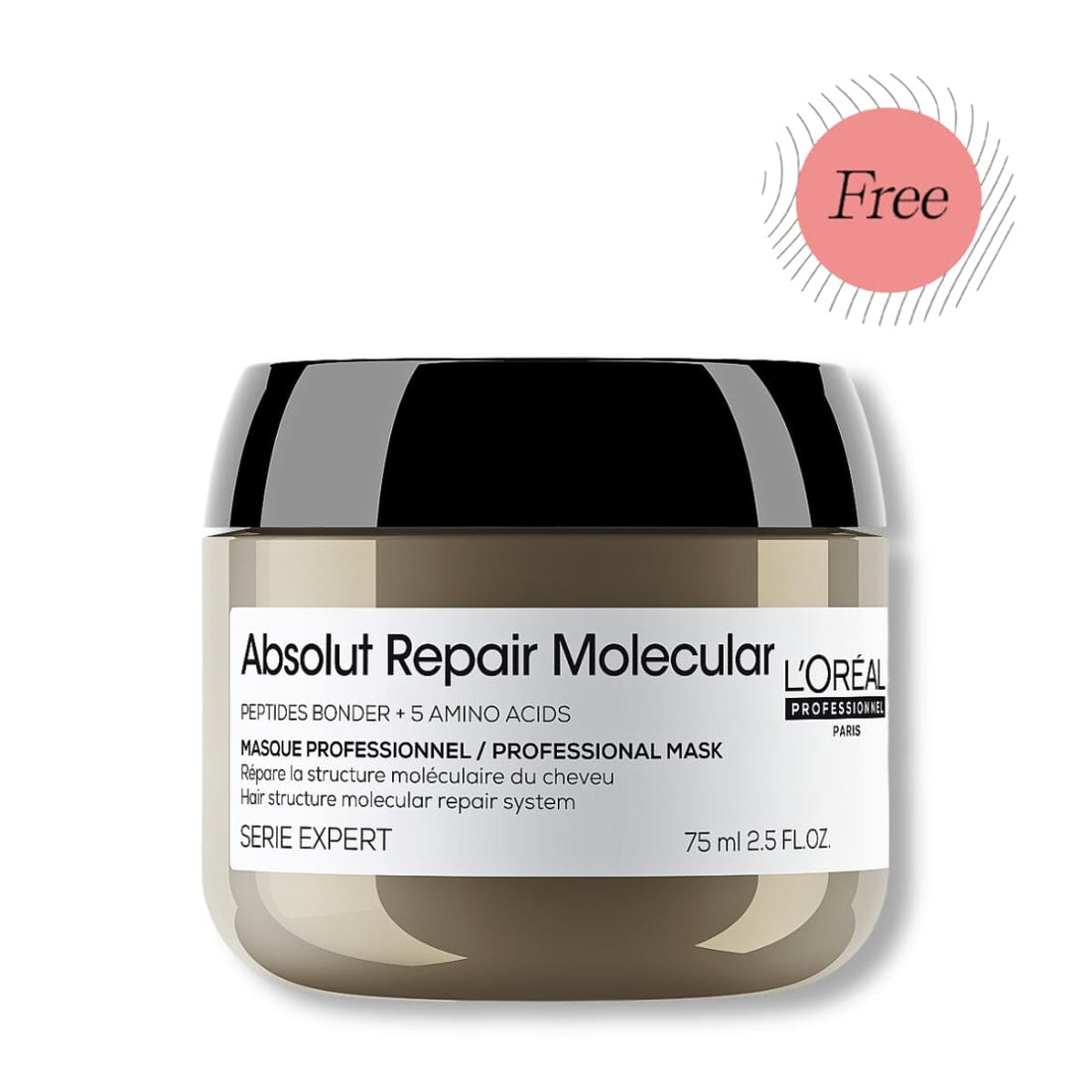 Promo FREE L'Oréal Professionnel Serie Expert Absolut Repair Molecular Rinse-Off Masque 75ml