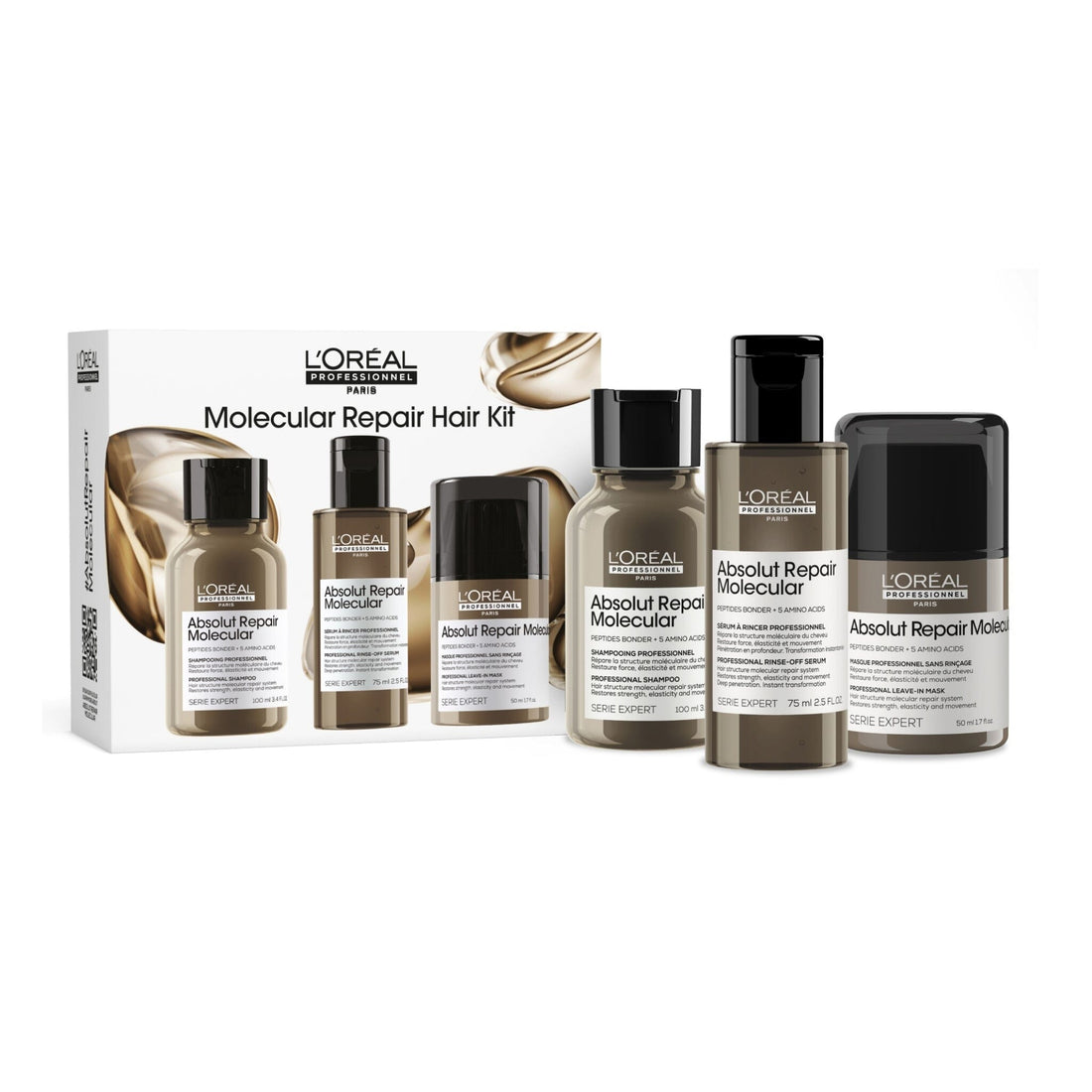 L'Oreal L'Oréal Professionnel Absolut Repair Molecular Discovery Travel Trio Gift Set NO FREEBIE
