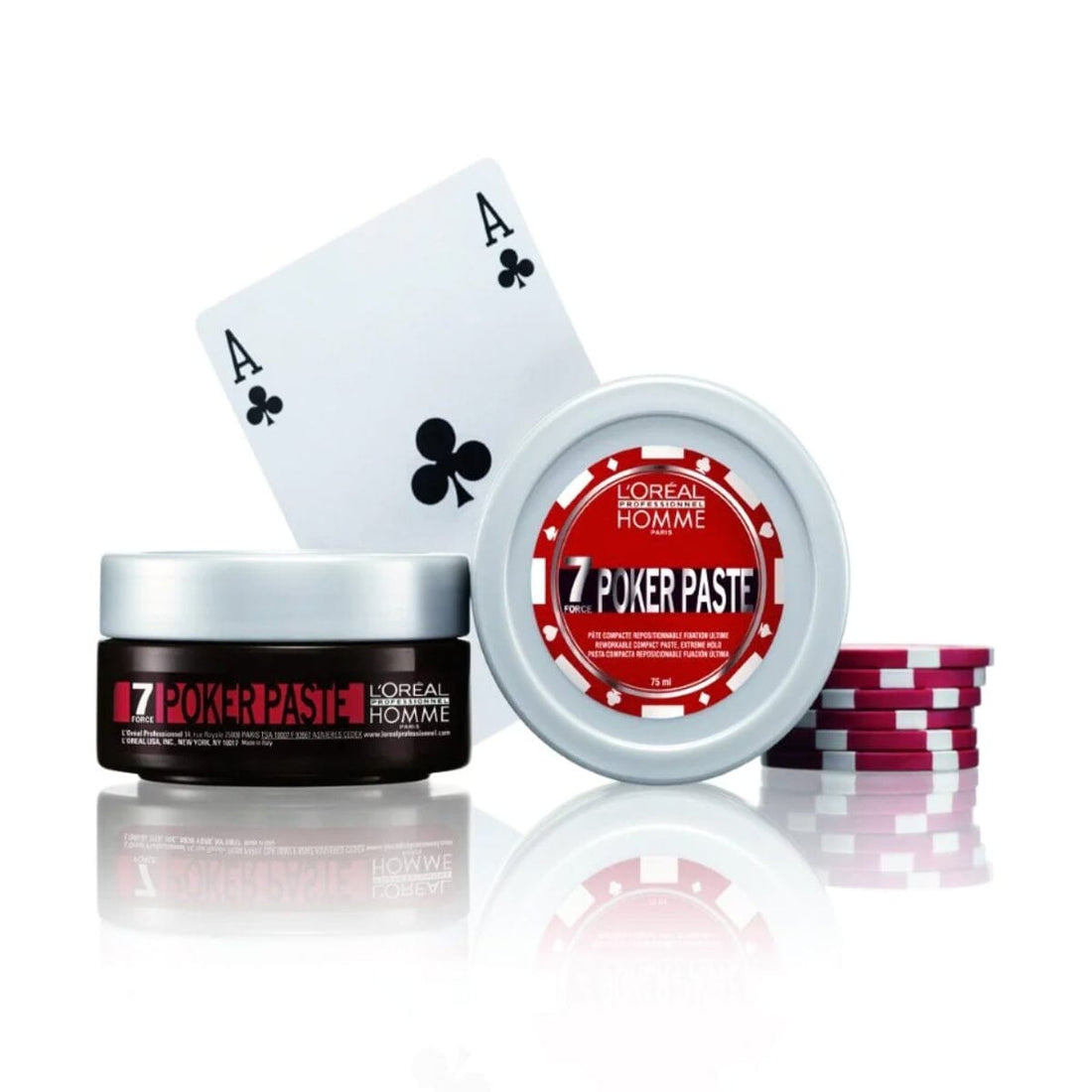 L'Oreal Professionnel Homme Poker Paste Extreme Hold Matte Finish 75ml - HairMNL