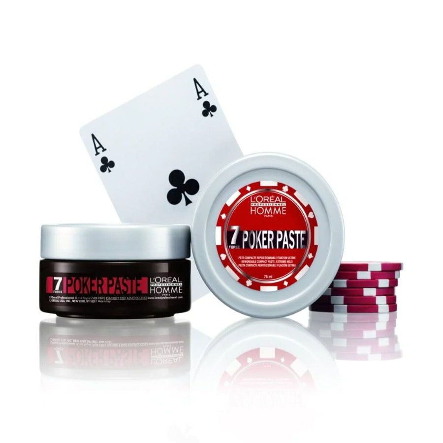 L'Oreal Professionnel Homme Poker Paste Extreme Hold Matte Finish 75ml - HairMNL