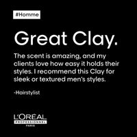 L'Oreal Professionnel Homme Strong Hold Matte Clay 50ml - HairMNL