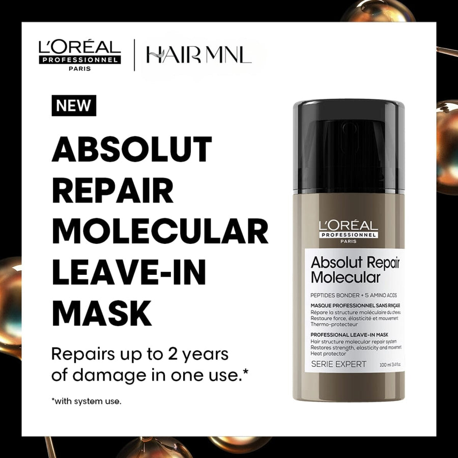 L'Oréal Professionnel Serie Expert Absolut Repair Molecular Leave-In Mask 100ml - HairMNL