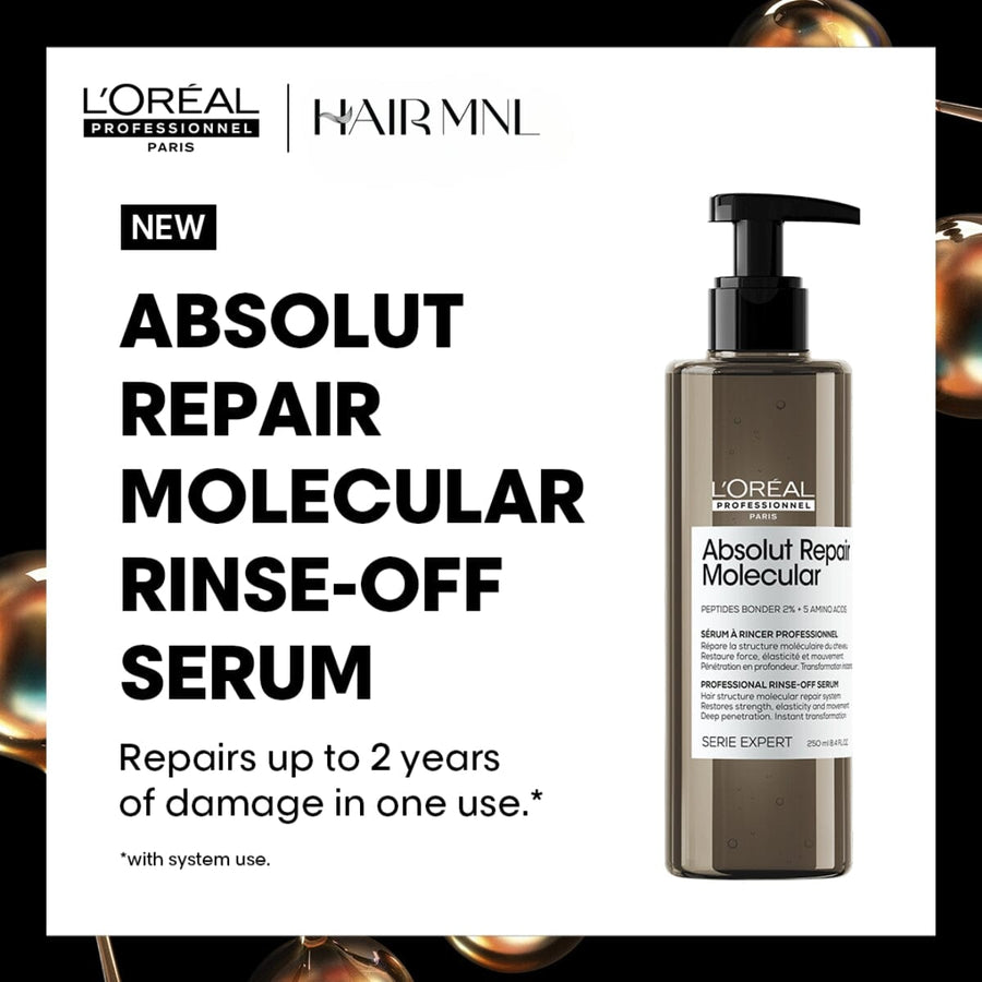 L'Oréal Serie Expert Absolut Repair Molecular Rinse-Off Serum 250ml - HairMNL