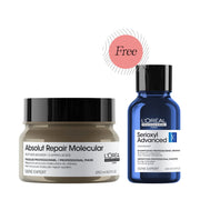 HairMNL L'Oreal L'Oréal Professionnel Serie Expert Absolut Repair Molecular Rinse-Off Masque 250ml FREE Serioxyl Shampoo 100ml | 250ml 