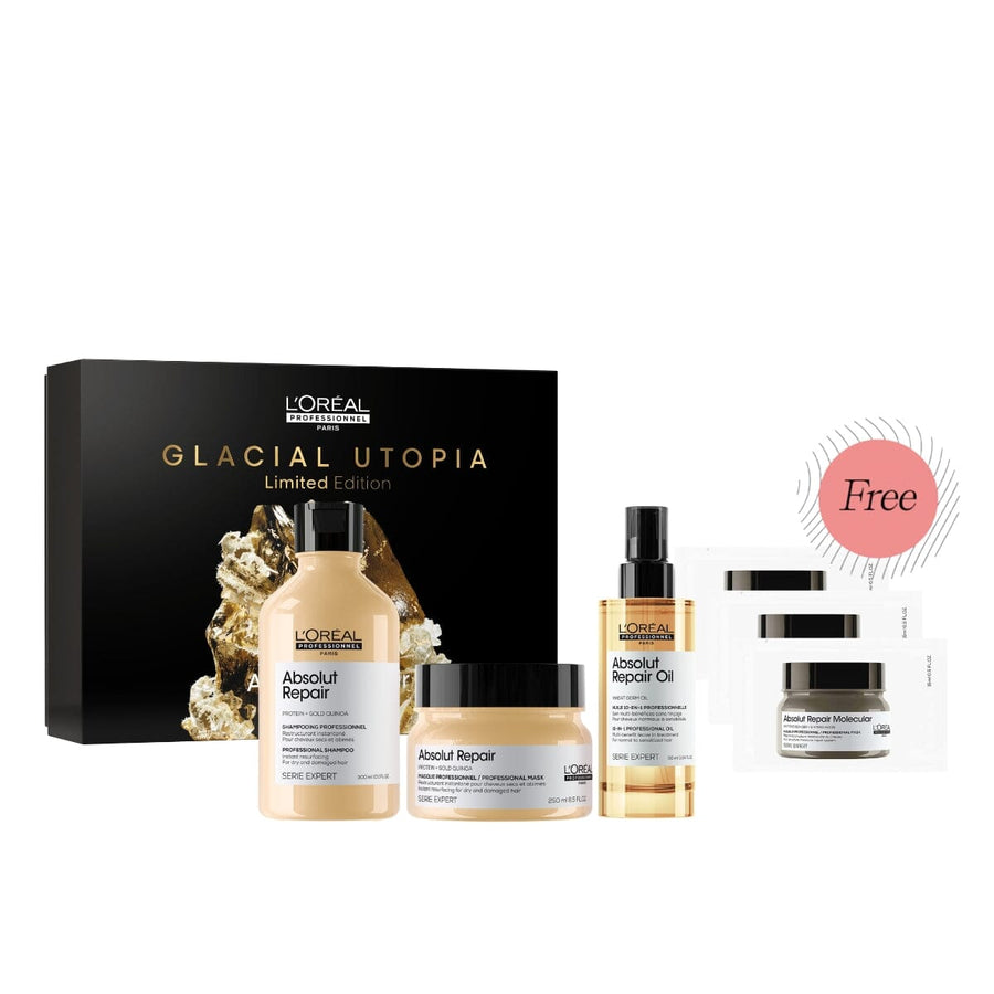L'Oréal Professionnel Absolut Repair Damage Repair Gift Set with FREE Absolut Repair Masque sample - HairMNL