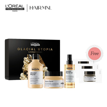 L'Oréal Professionnel Absolut Repair Damage Repair Gift Set with FREE Absolut Repair Masque sample - HairMNL