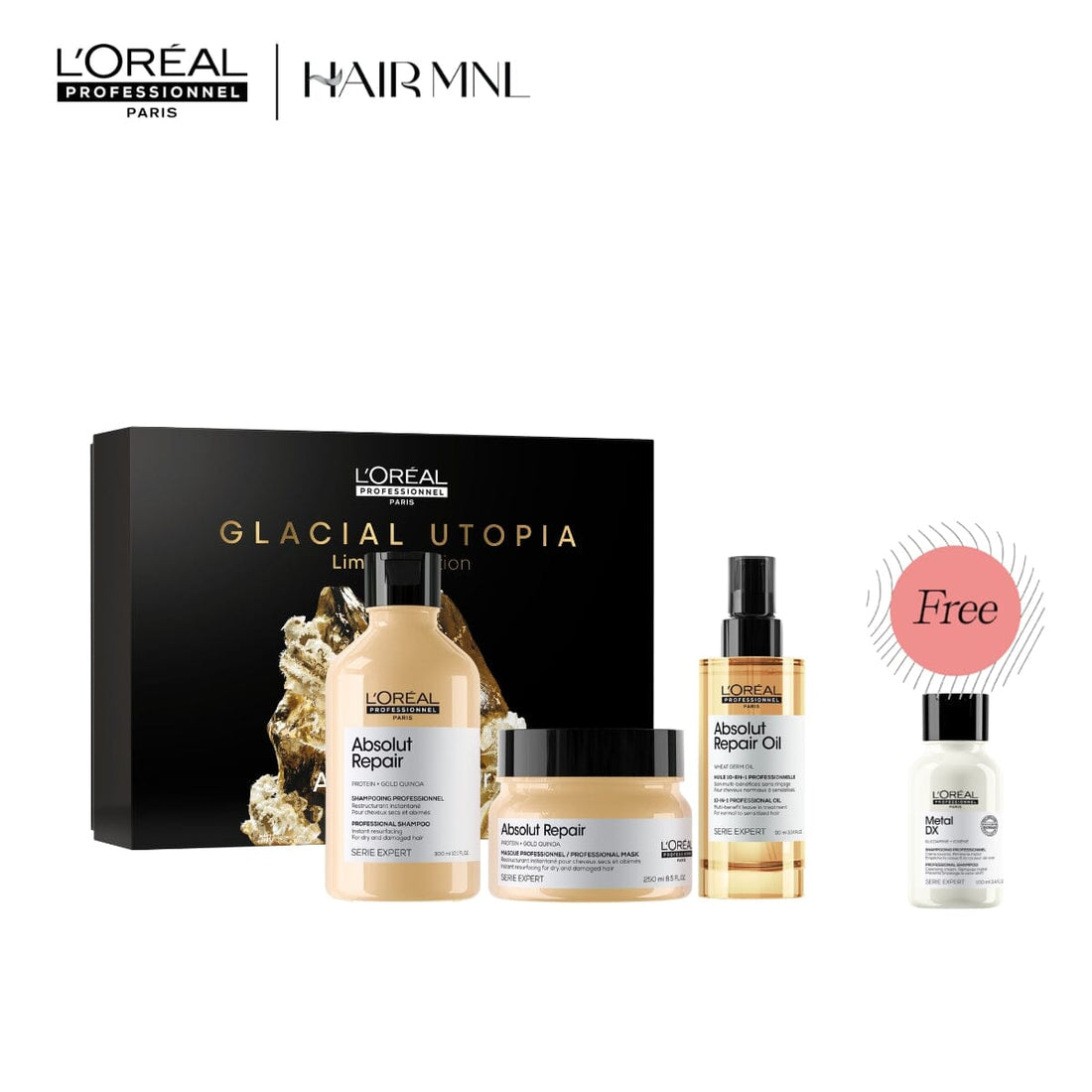 HairMNL L'Oreal L'Oréal Professionnel Absolut Repair Damage Repair Gift Set 