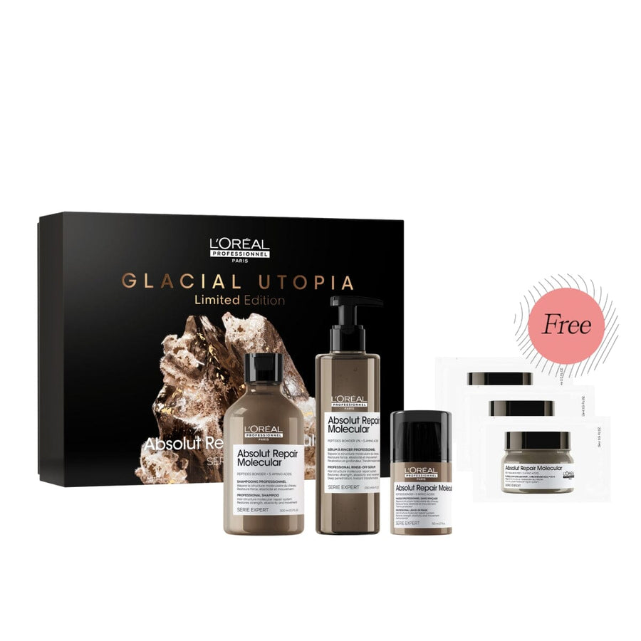 L'Oréal Professionnel Absolut Repair Molecular Deep Damage Repair Gift Set with FREE Absolut Repair Masque sample - HairMNL