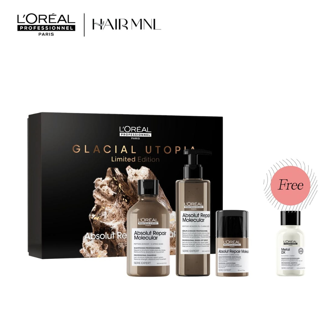 HairMNL L'Oreal L'Oréal Professionnel Absolut Repair Molecular Deep Damage Repair Gift Set 