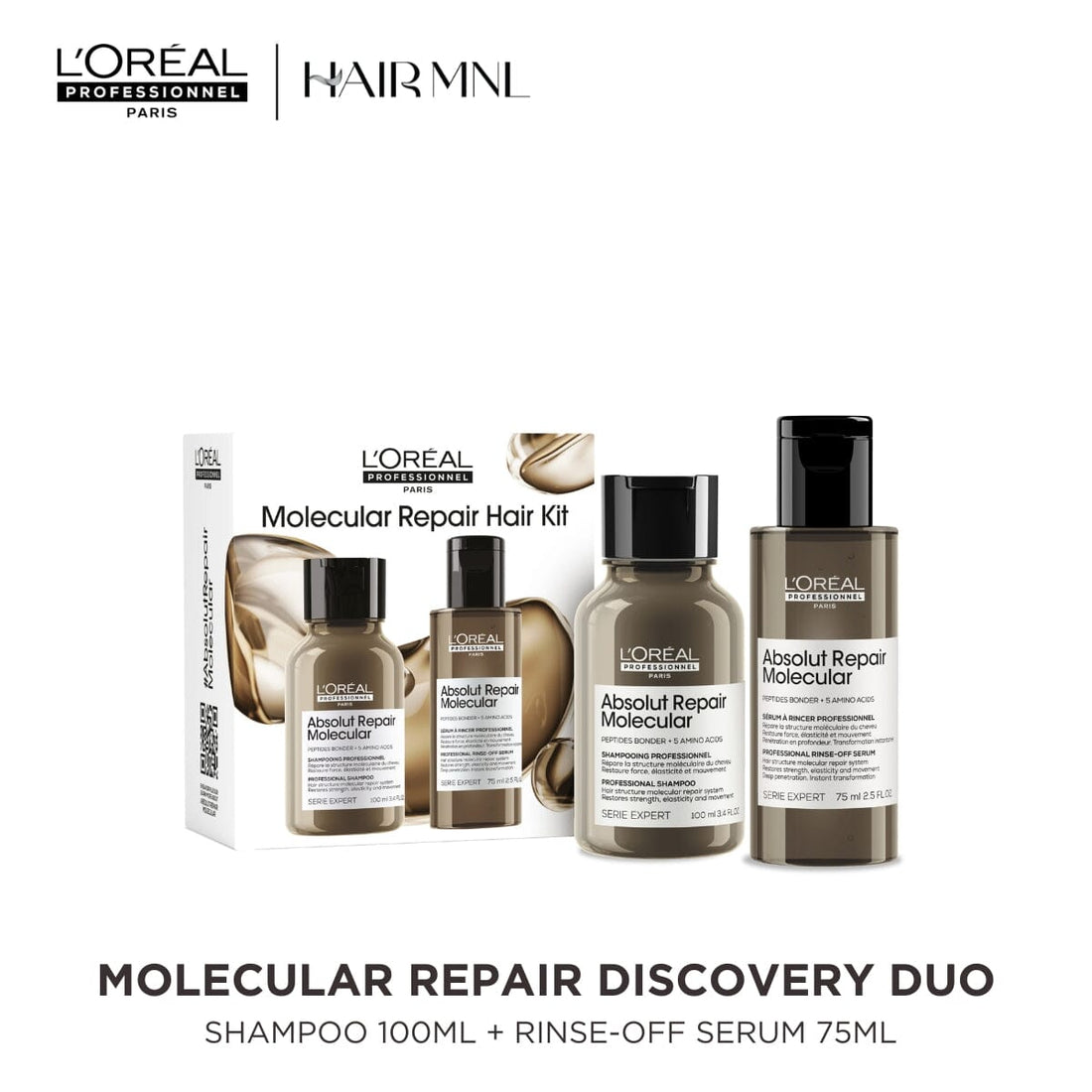 HairMNL L'Oréal Professionnel Absolut Repair Molecular Discovery Duo Set 