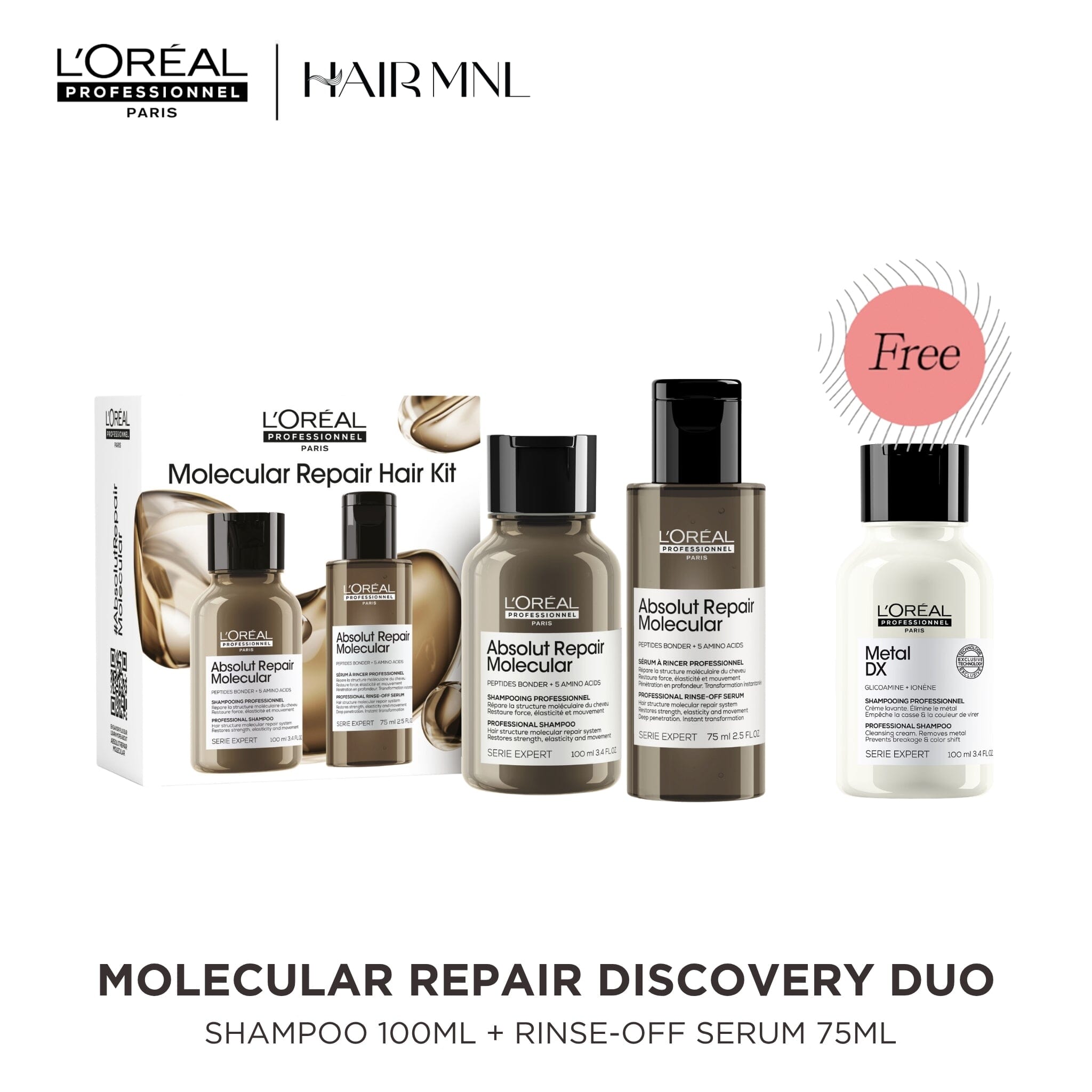 L'Oréal Professionnel Absolut Repair Molecular Discovery Travel