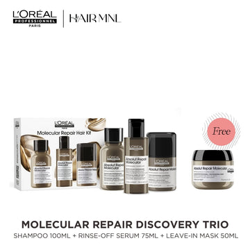 HairMNL L'Oreal L'Oréal Professionnel Absolut Repair Molecular Discovery Trio Gift Set 